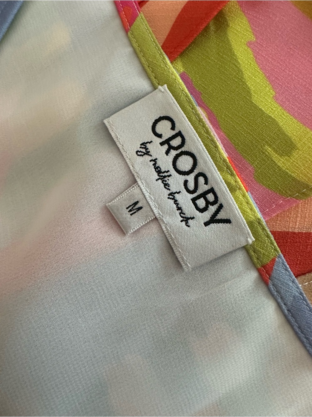 CROSBY by Mollie Burch Multicolor Tropical Ruffle Mini Dress - Picture 4 of 4